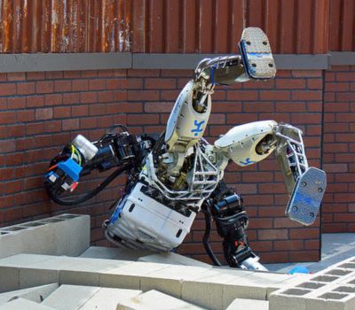 Kodėl humanoidiniai robotai krenta, o žmonės retai?